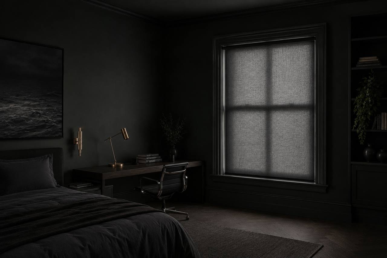 Bespoke roller blinds in a Cape Town home
