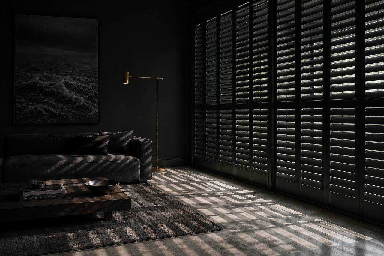 Plantation shutters in a Cape Town home